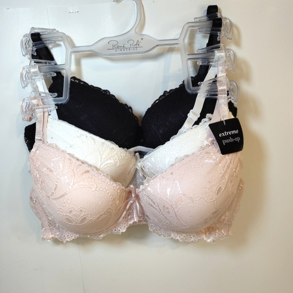 René Rofé  women's extreme push up bra set of 3  size  (36)B - Picture 7 of 8